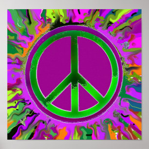 TOPPEN Groovy Fredstecken Poster
