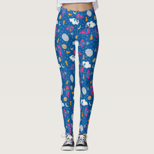 Toppen Grover 2.0 Natten Himlar Mönster Leggings