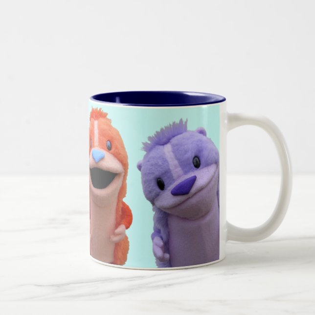Toppen gullig djur mugg (Höger)