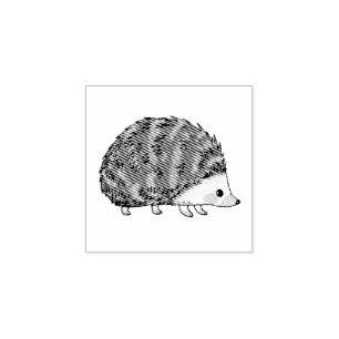 toppen gullig hedgehog stämpel
