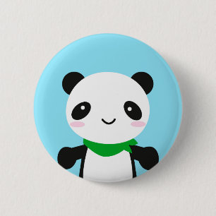 Toppen gullig Kawaii Panda Knapp