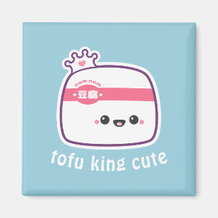 Toppen gullig rolig Tofu Magnet