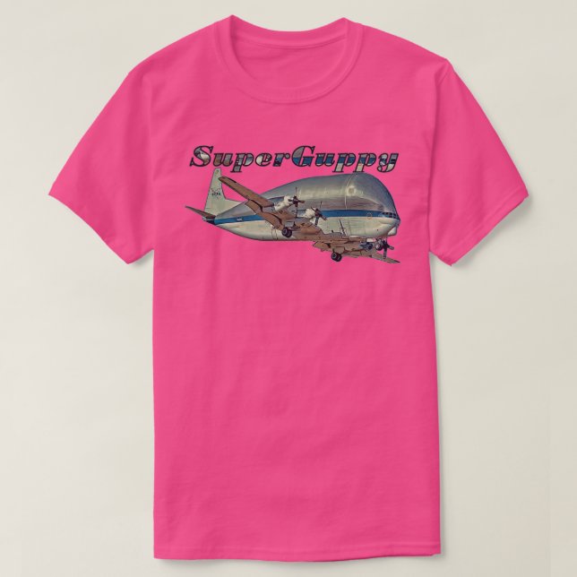 Toppen Guppy Cargo Flygplan T Shirt (Design framsida)