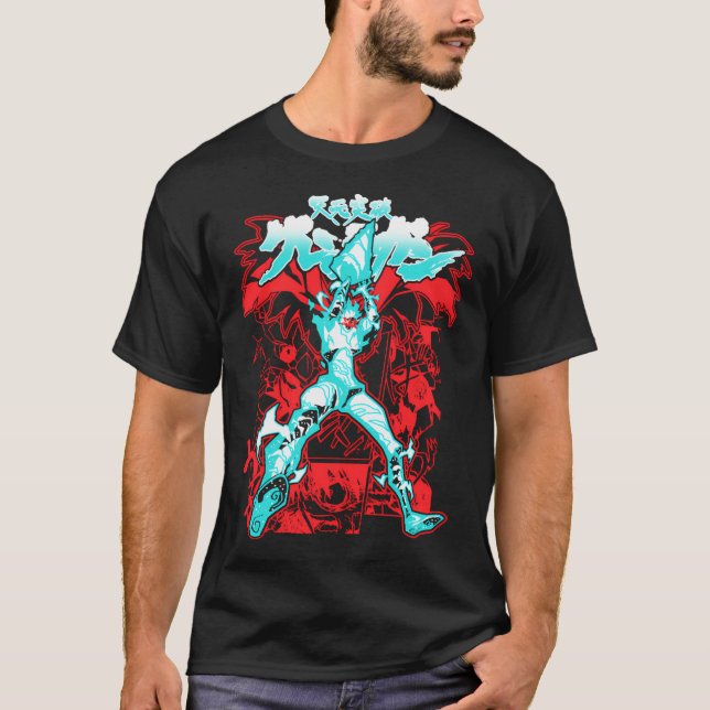 Toppen Gurren Lagann T Shirt (Framsida)