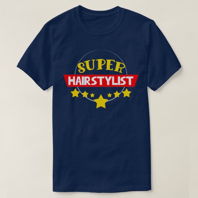 Toppen hårfrisör t shirt (Design framsida)