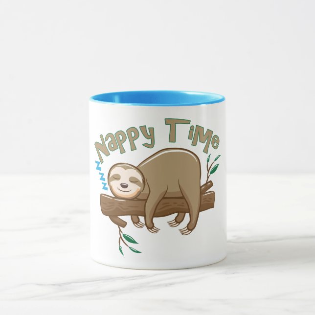 Toppen härlig Baby Sloth Mugg (Center)