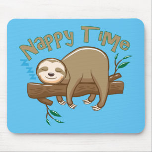 Toppen härlig Baby Sloth Musmatta