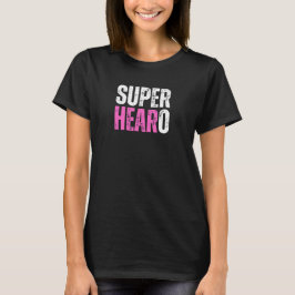 Toppen Hearo - Döv / Cochlear Implant Awareness T Shirt