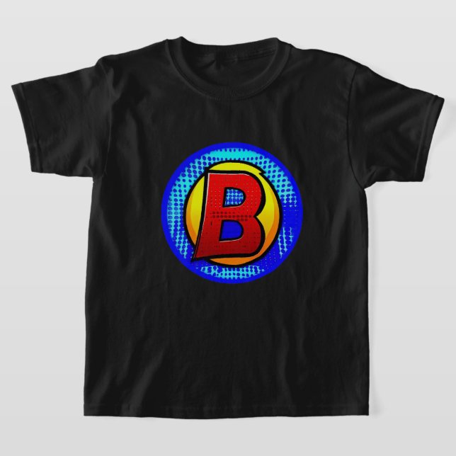 Toppen Hero ’B’ Insignia T Shirt (Laydown)