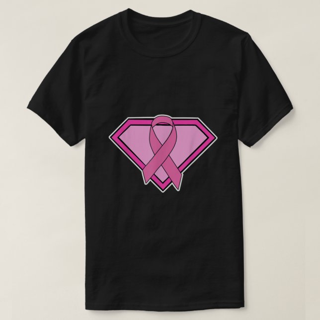 Toppen Hero Breast Cancer T Shirt1936 T Shirt (Design framsida)