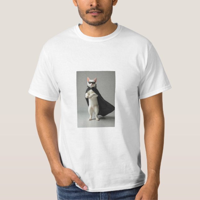 Toppen Hero Cat t-shirt (Framsida)