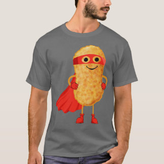 Toppen Hero Chicken Nuggets Funny Nugget Man Gift  T Shirt