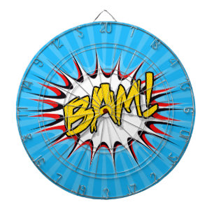 Toppen Hero Classic Bam! Åtgärdsbubbla Darttavla