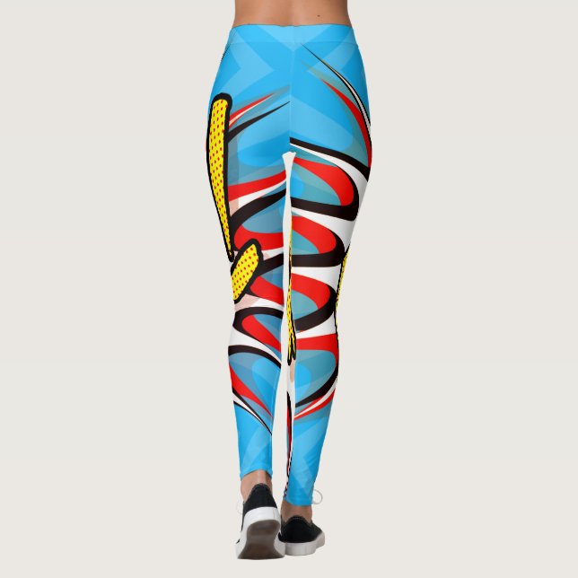 Toppen Hero Classic Bam! Åtgärdsbubbla Leggings (Baksida)