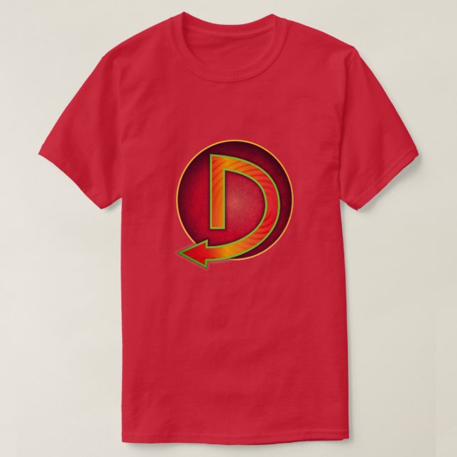 Toppen Hero ’D’ Insignia T Shirt (Design framsida)