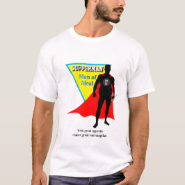 Toppen Hero Foodie SUPPERMAN MAN OF MEAL Novelty T Shirt