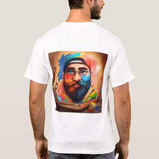 Toppen Hero med Brown Ögon T Shirt