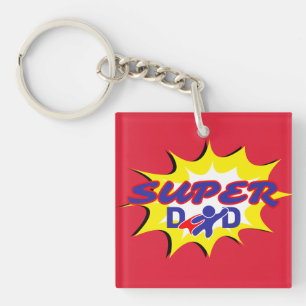 Toppen Hero Pappa Tecknad Bok Fars dag