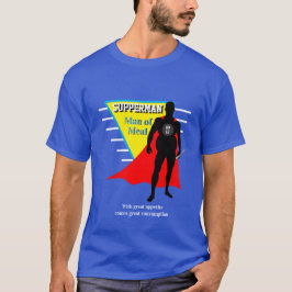 Toppen Hero SUPPERMAN MAN OF MEAL T-Shirt
