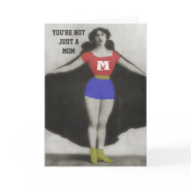 Toppen Hero Vintage Photo Art Mors dag Card