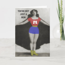 Toppen Hero Vintage Photo Art Mors dag Card Kort