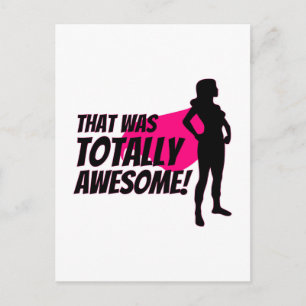 Toppen Hero Woman Power Vykort