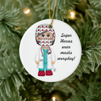 Toppen Heroes bära maskeras varje dag Julgransprydnad Keramik
