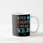 Toppen Heroes Bära Scrubs Nursing Cute Medical Nur Kaffemugg<br><div class="desc">Toppen Heroes Bära Scrubs Nursing Cute Medical Nurse</div>