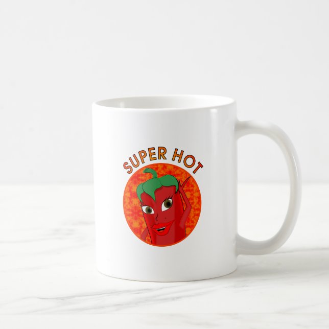 Toppen Hett Pepper Diva Kaffemugg (Höger)