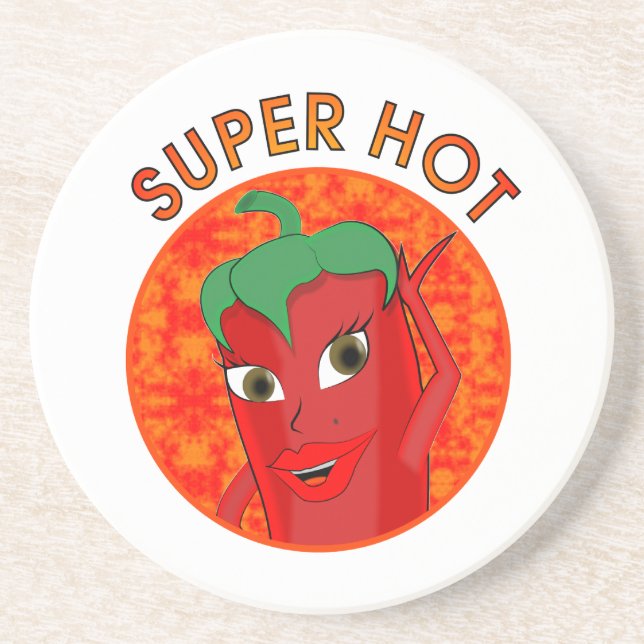 Toppen Hett Pepper Diva Underlägg Sandsten (Framsidan)