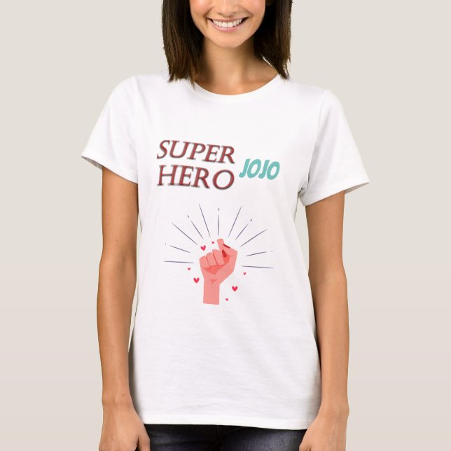 toppen-hjälte t shirt (Framsida)