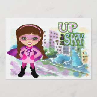 Toppen hjälteinbjudan för flicka inbjudningar