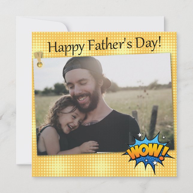 Toppen-hjälten Fars dag Day lägger till ditt eget  (Framsida)