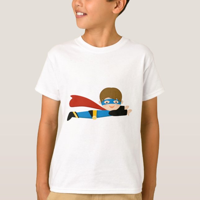 Toppen hjälteskjorta för pojkar t-shirt (Framsida)