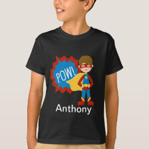 Toppen hjälteskjorta för pojkar tee shirt