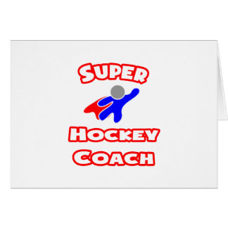 Toppen Hockey Coach Hälsningskort
