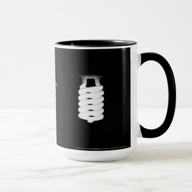 "TOPPEN IDE!" MED GLÖDLAMPA, MUG MUGG (Höger)