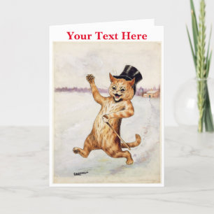 Toppen katt! - Louis Wain-tackkort Tack Kort