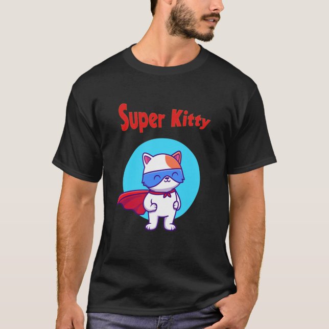 Toppen Kattunge Classic T-Shirt (Framsida)