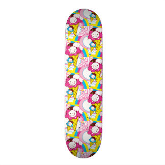 Toppen Kawaii Ice Cream Cute Mönster Skateboard Bräda 21,5 Cm