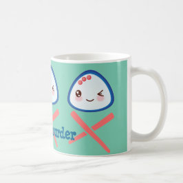 Toppen Kawaii Musubi mordmugg Kaffemugg