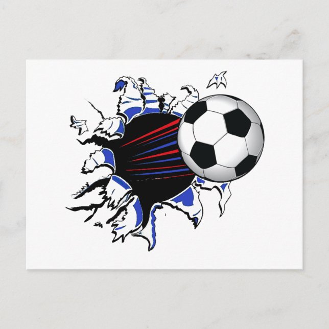 TOPPEN KICK SOCCER VYKORT (Framsida)