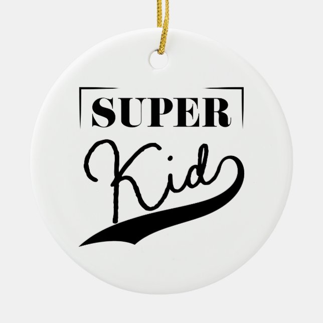 Toppen Kid Julgransprydnad Keramik (Framsidan)