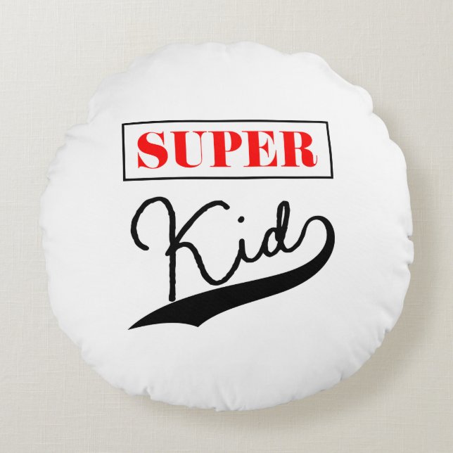 Toppen Kid Rund Kudde (Framsidan)