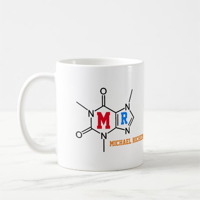 toppen-koffeindränerande molekylmolekyl anpassning kaffemugg (Vänster)