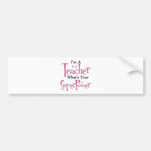 Toppen lärare bildekal
