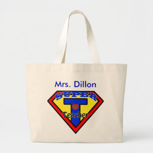 Toppen Lärares Tote Bag-mall Jumbo Tygkasse