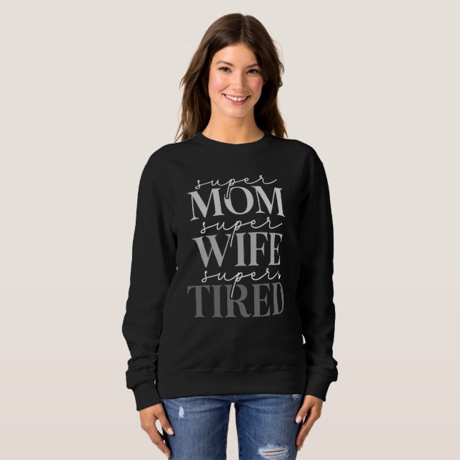 Toppen Maka, trötta kvinnotröja T Shirt (Hel framsida)