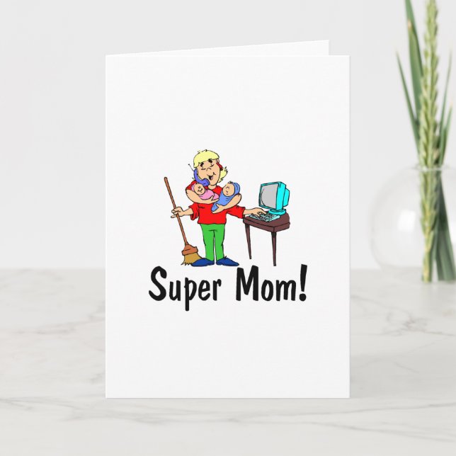Toppen Mamma (4 Arm) Helgkort (Framsida)