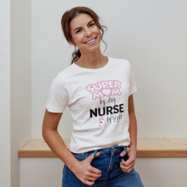 Toppen Mamma by Day Nurse by Night T Shirt